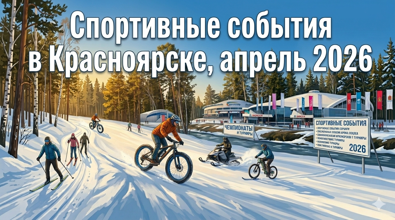 Спортивный Красноярск в апреле 2026: куда пойти