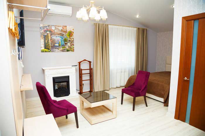 Номер Люкс в отеле Красноярска